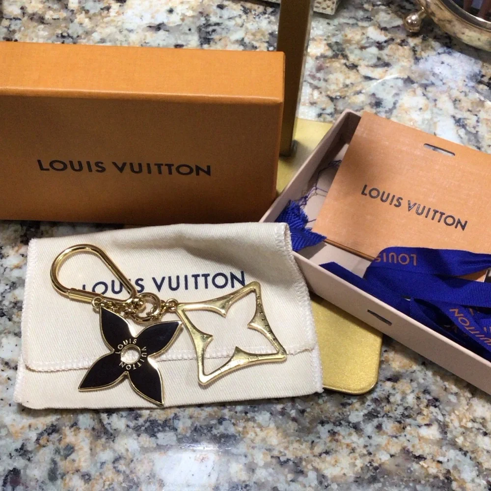 Louis Vuitton Flower Bag Monogram Charm Authentic